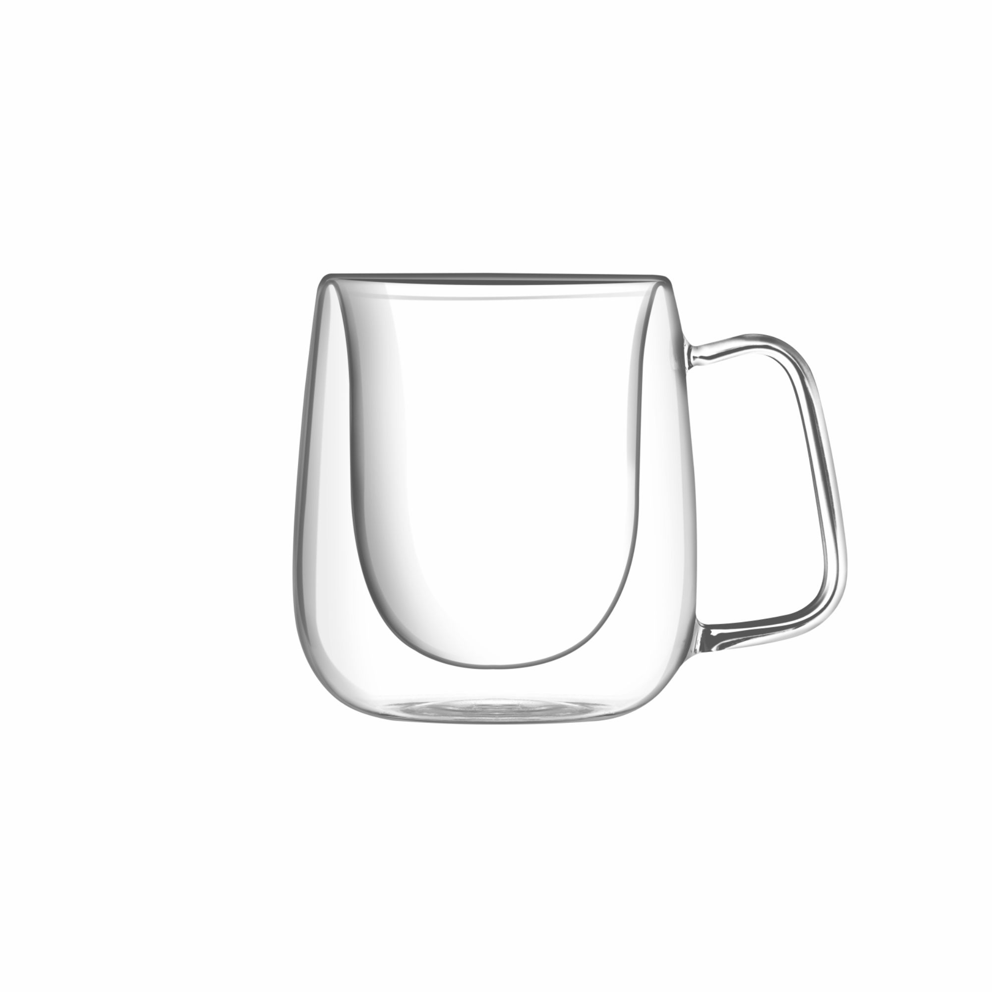 Buy Double Wall Tea Coffee Glass Mug 260ML Online - Treo by Milton